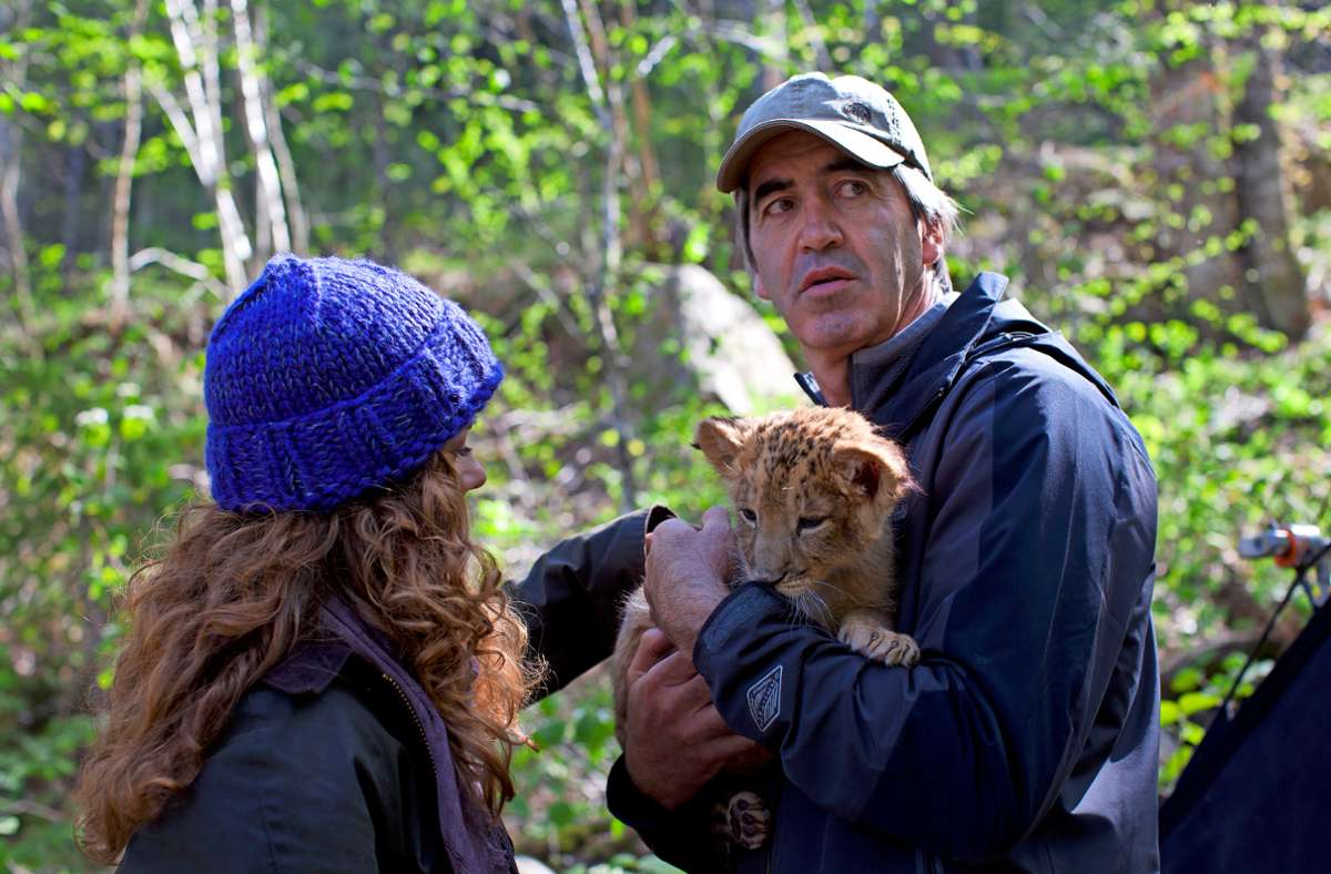 Tiertrainer Andrew Simpson: „Wolf und Löwe sind wie Hund und Katze“